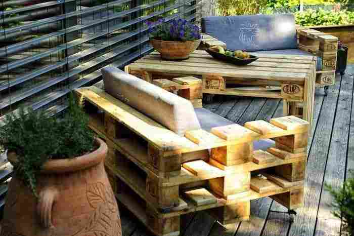 Садовая мебель из поддонов своими руками: 30 классных вариантов