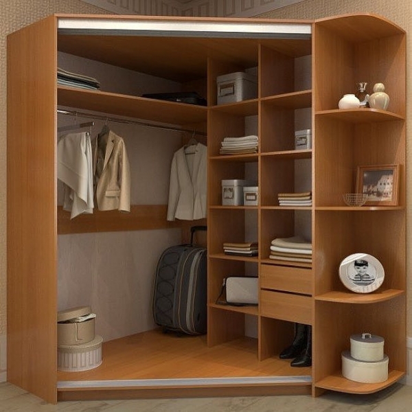 Угловой шкаф в спальню: фото дизайна, идеи интерьера