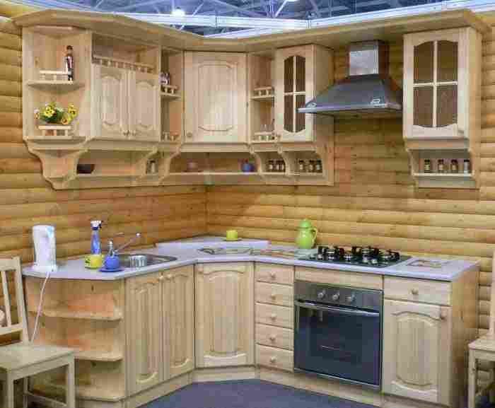 Мебель для кухни из дерева
