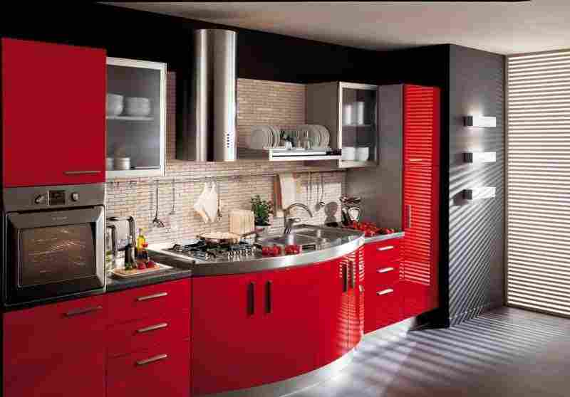 Стандартные размеры кухонной мебели