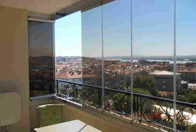 Безрамное остекление балконов