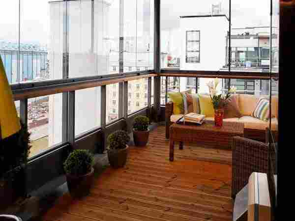 Безрамное остекление балконов