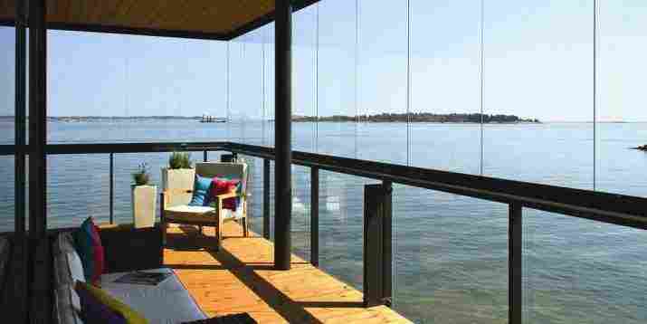 Безрамное остекление балконов