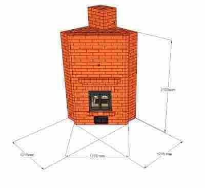 Угловой камин своими руками