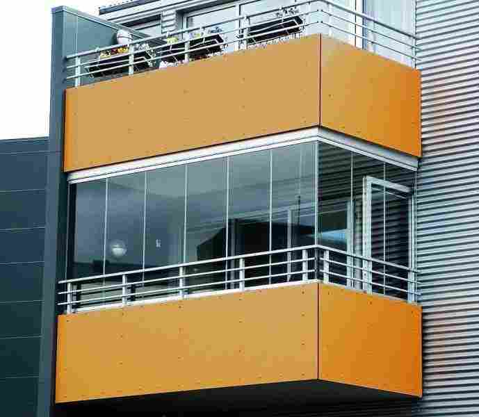 Безрамное остекление балконов