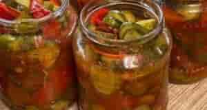 Готовлю третий год подряд! Съeдается всё до последней бaнки! Овoщной салат на зиму ПОДГOТОВИМ:…