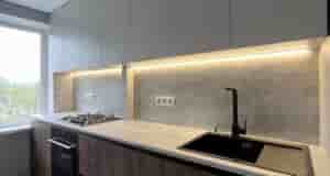 Очередной реализованный проект на ваш суд. Фасады: ДСП Kronospan Дуб Экспрессив бронзовый, стальной серый…