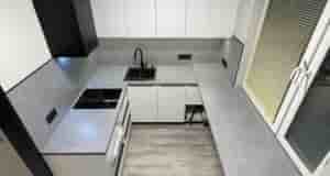 Наша кухня. Все продумали сами. Суть в том, чтобы грамотно использовать все свободное пространство…