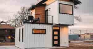 Шикарный загородный дом для посуточной аренды из контейнеров. Не первый раз встречаю уже реализованную…