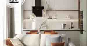 Легкий атмосферный интерьер, в которых все продумано до мелочей. В проекте объединили кухню-гостиную и…