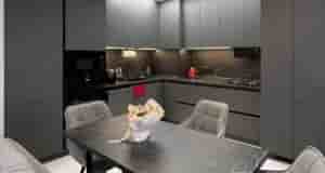 Кухня готова. Европейское качество в сочетании с шикарной реализацией. Матовые фасады из пластика. Качественная…