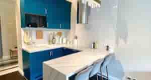 Кухня наконец-то готова. Шикарная реализация задуманного. Крашенная кухня с крутой столешницей, Наконец-то я могу…