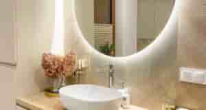 Один из самых продуманных и стильных вариантов оформления в санузле. Ничего лишнего. Смотрится нереально…