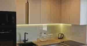 А это наша новая кухня. Решили использовать абсолютно все свободное пространство. Также оборудовали дополнительное…