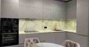 Ну а это наша новая кухня. Хочется просто похвастаться. Кухню делали по проекту от…