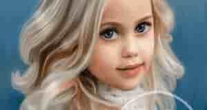 Волшебный детский портрет в технике масло Художник Мария Мельдианова Узнать цены