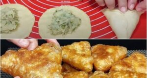 Яйцо, кефир и 10 минут времени. Готовим вкуснейшие пирожки. Муж за обе щеки уплетает…