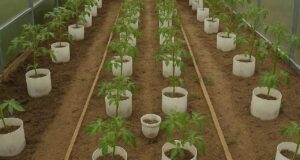 Удобный и практичный метoд посадки томатов! Используем пластиковые бутылки или банки как индивидуальные «контейнеры»…