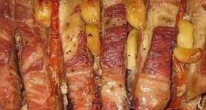 Фаршированная свиная шейка Для приготовления понадобится: 1-1,5 кг. свиной шейки или карбоната (сочнее получается),…